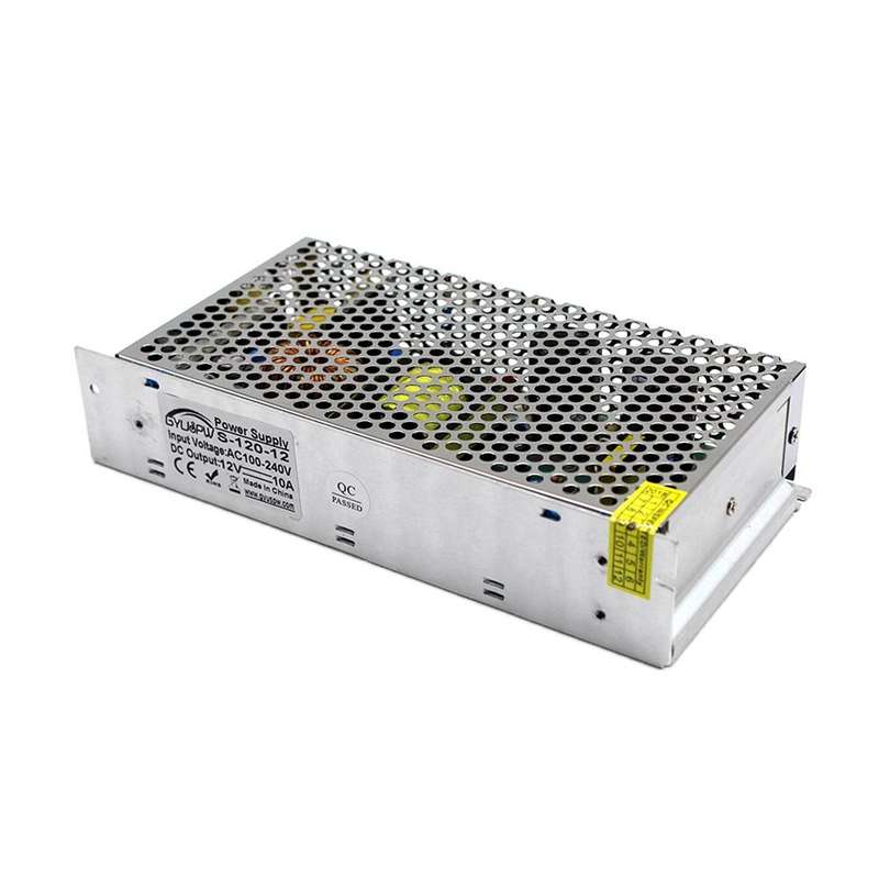 S-120-12 DC12V 10A 120W LED Regulated Switching Power Supply, Size: 199 x 98 x 42mm