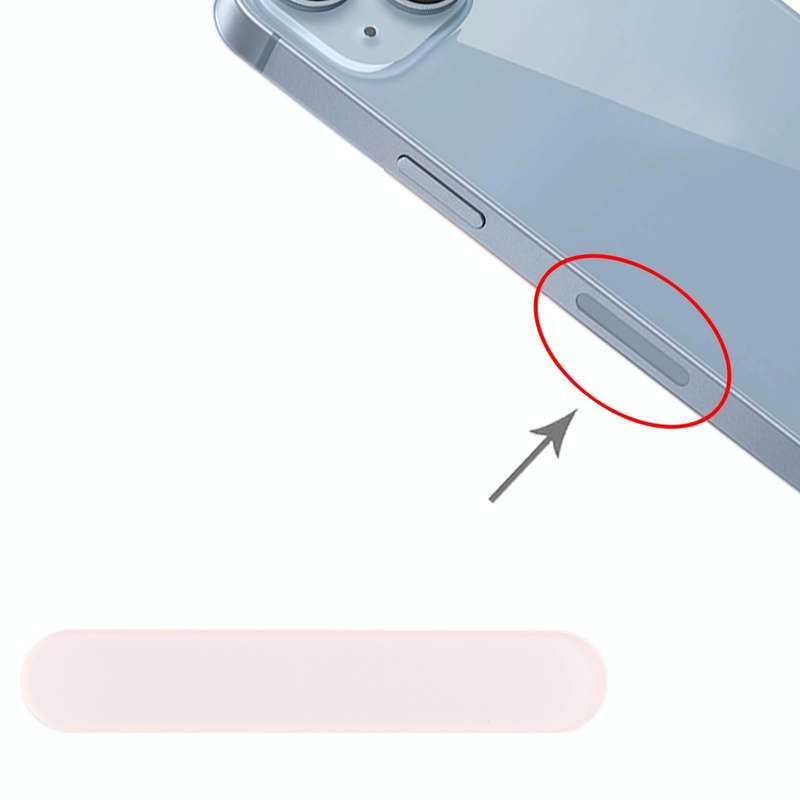 For iPhone 13 / 13 mini US Edition 5G Signal Antenna Glass Plate (Pink)