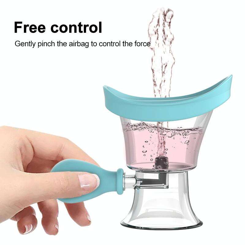 LSHOW YJK121 Extrusion Flushing Eye Cup Eyewash Instrument (Blue)