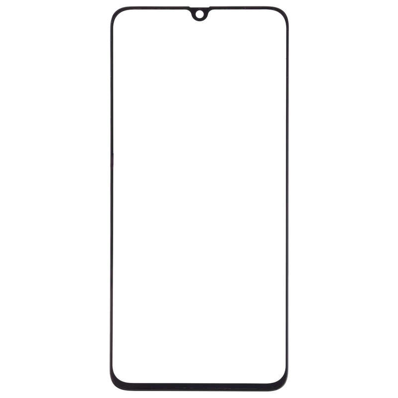 For Galaxy A70 Front Screen Outer Glass Lens (Black)