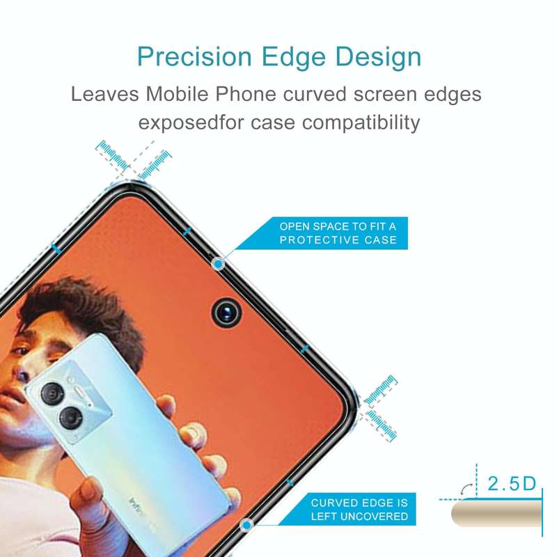 For Infinix Hot 30 5G 50pcs 0.26mm 9H 2.5D Tempered Glass Film