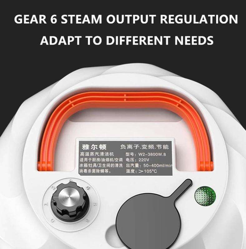 Steam Cleaner High Temperature Sterilization Cleaning Machine with 1L Water Tank 110V US Plug(Ora...