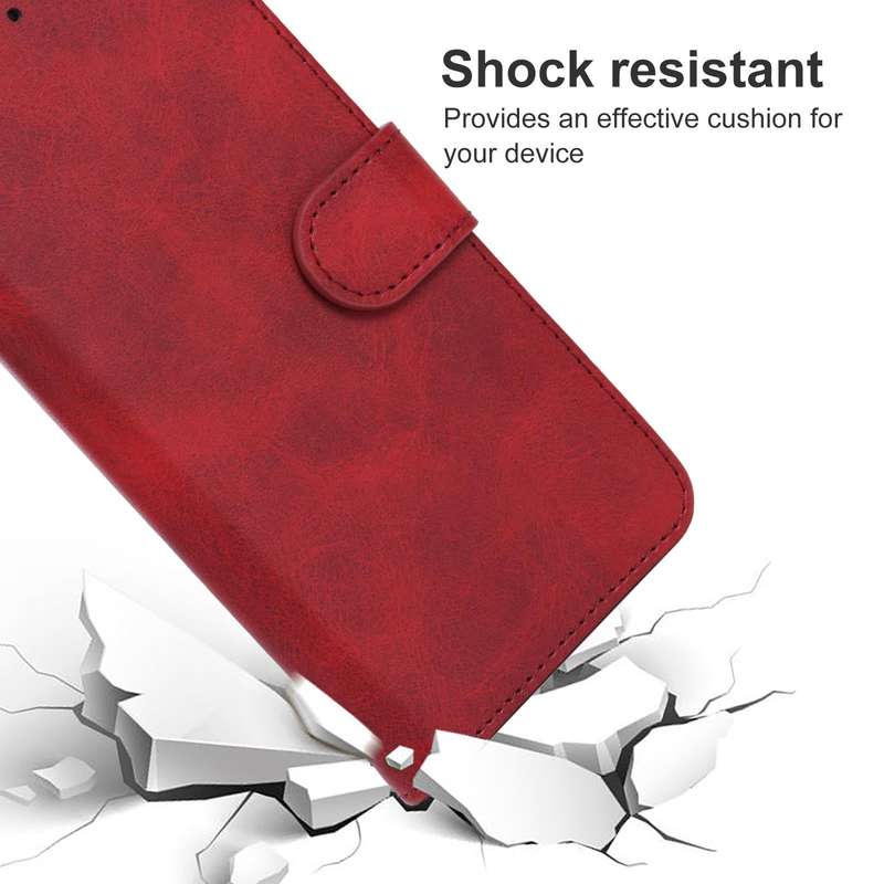 Leather Phone Case For CAT S62 Pro(Red)