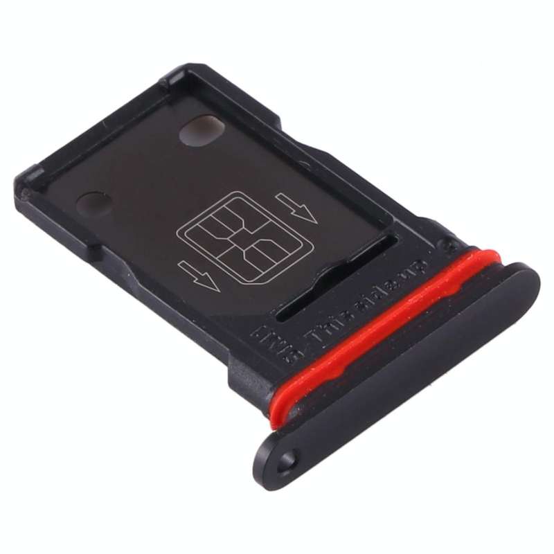 For OnePlus 8 Original SIM Card Tray + SIM Card Tray (Black)