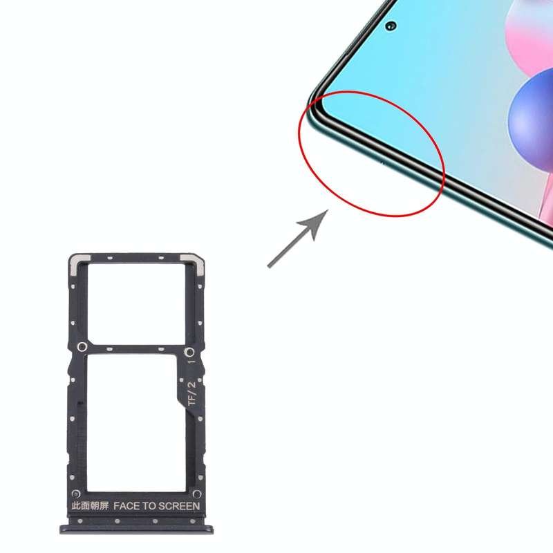 SIM Card Tray + SIM Card Tray / Micro SD Card Tray for Xiaomi Redmi Note 10 5G / Poco M3 Pro 5G /...