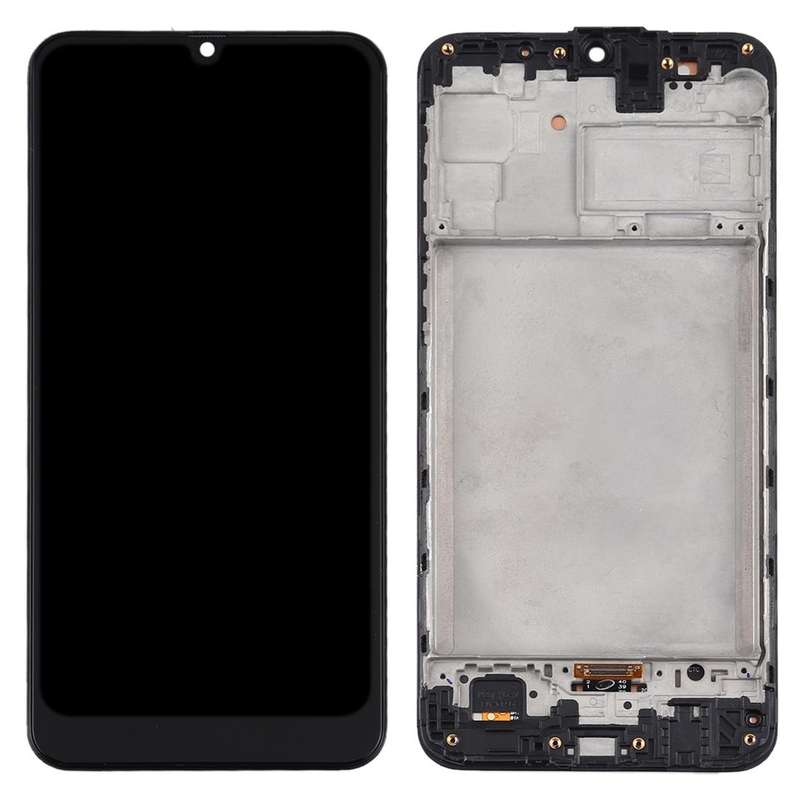 TFT LCD Screen for Samsung Galaxy M31 / Galaxy M31 Prime Digitizer Full Assembly with Frame (Black)