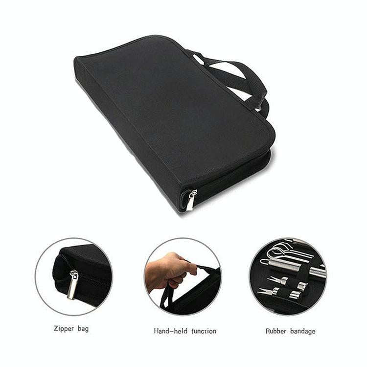 9 in 1 Outdoor Tableware Set Camping Barbecue Tableware Picnic Tool Set