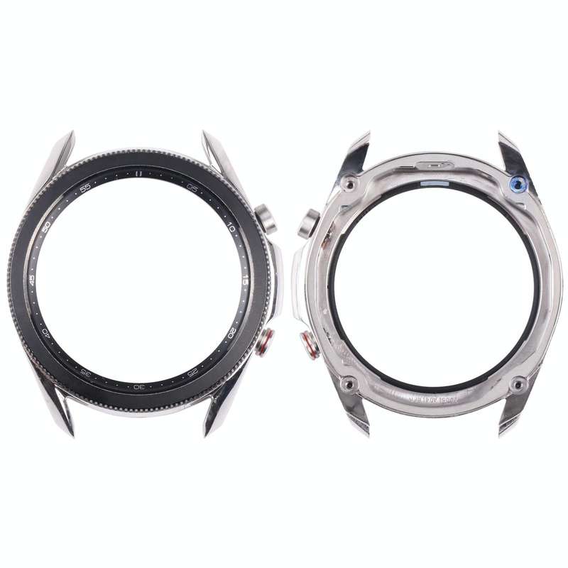 Original LCD Screen Frame Bezel Plate For Samsung Galaxy Watch 3 45mm SM-R840 (Silver)