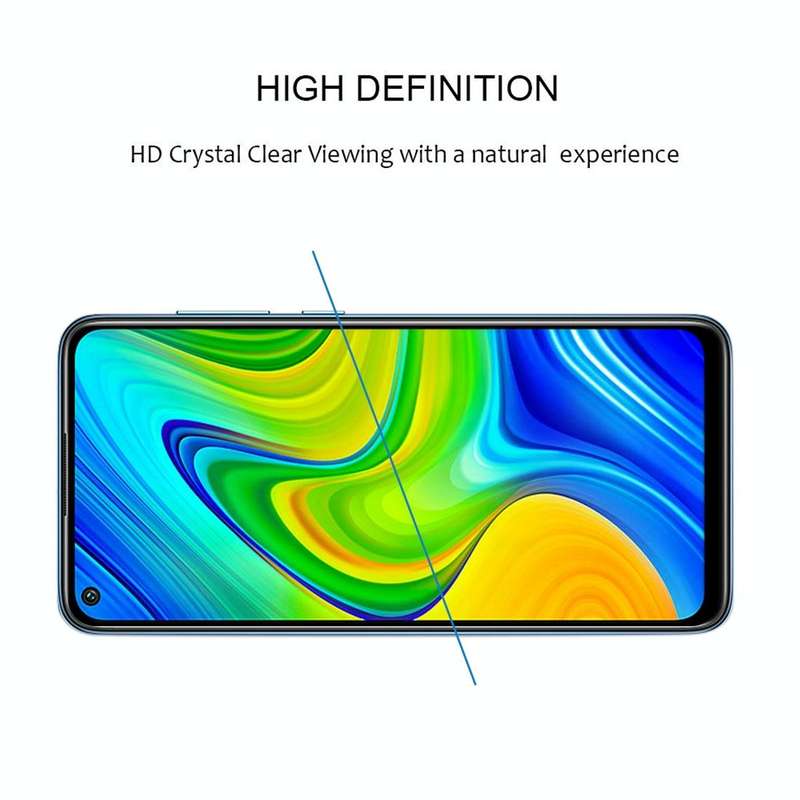 For Xiaomi Redmi Note 9 Full Glue Full Screen Tempered Glass Film