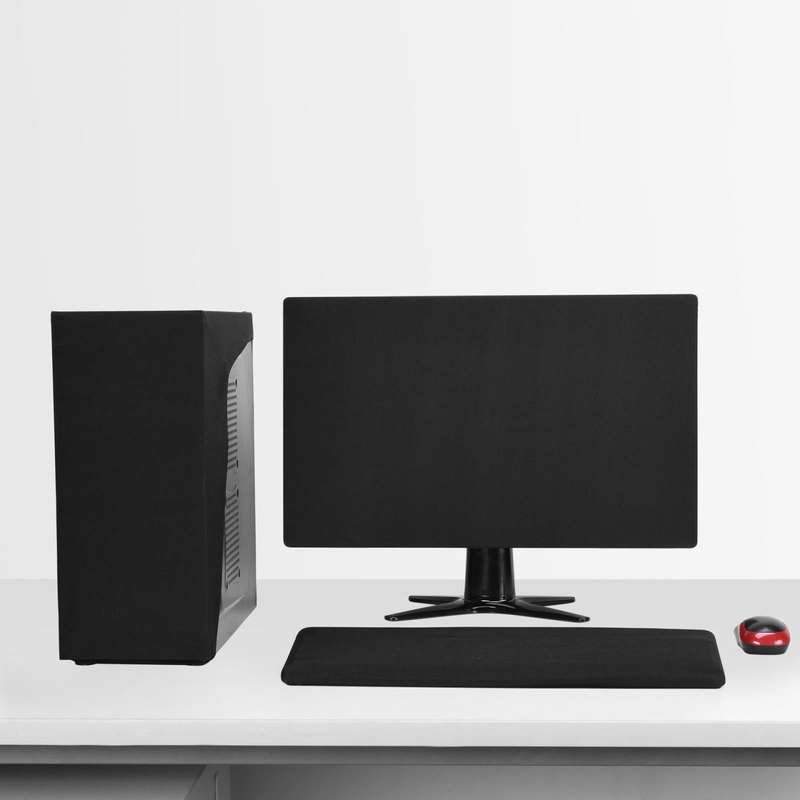 23 to 25 Inch Computer Monitor Dust Cover Hanging Cover Stretch Cloth LCD Desktop Dust Cover