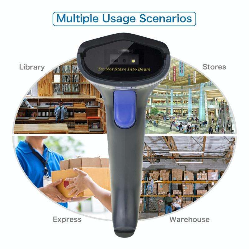 NETUM High-Precision Barcode QR Code Wireless Bluetooth Scanner, Model: Bluetooth + 2.4G + Wired