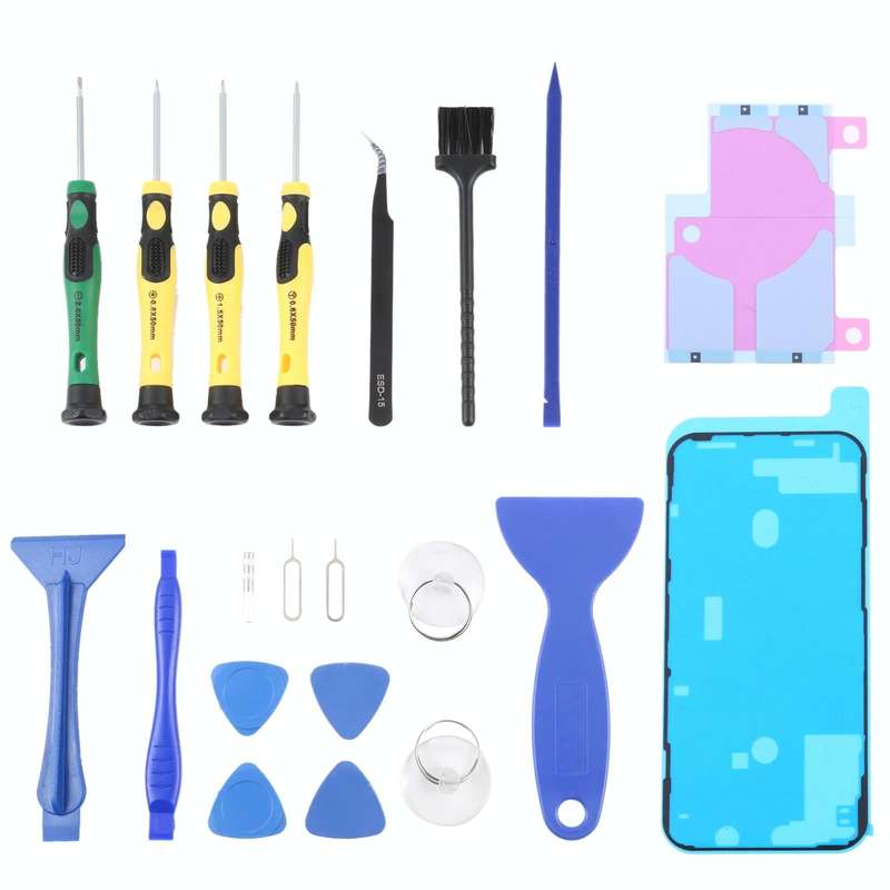 JIAFA JF-8182 21 in 1 Battery Adhesive + LCD Frame Waterproof Adhesive + Repair Tool Set For iPho...