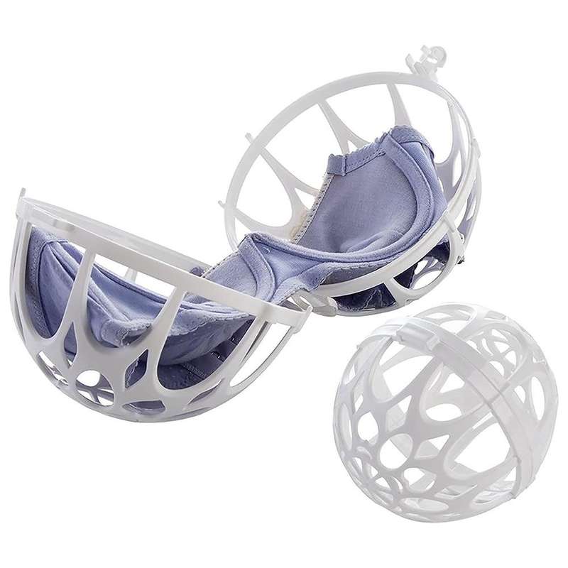 Fashionable Bubble Bra Washer Baby Laundry Aid Saver Washing Ball(White)