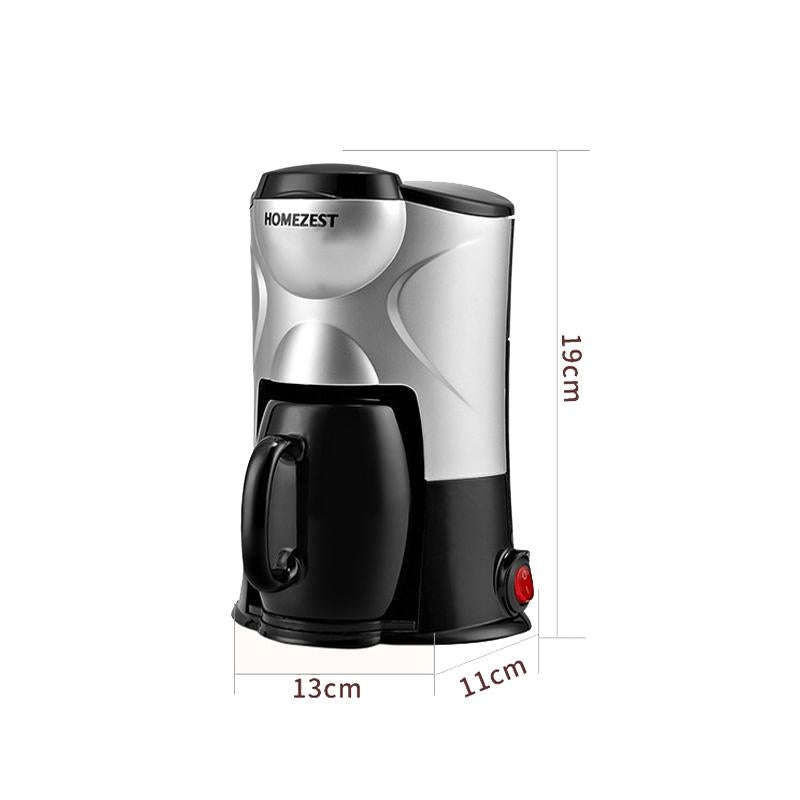 Homezest Household Small Coffee Machine Fully Automatic Portable Mini Single Cup Coffee Maker, St...