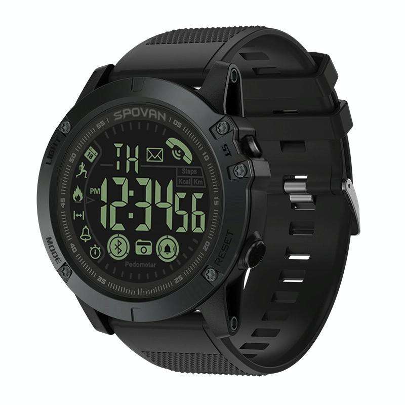 PR1-2 1.24 inch IP68 Waterproof Sport Smart Watch, Support Bluetooth / Sleep Monitor / Call Remin...