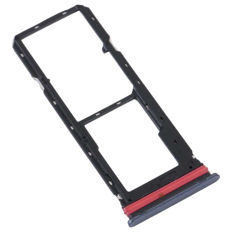 For vivo Y35 4G SIM Card Tray + SIM Card Tray + Micro SD Card Tray (Black)