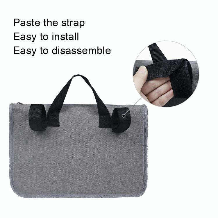 MTP-682 Hanging Wheelchair Storage Bag Rehabilitation Walking Bike Storage Bag(Grey)