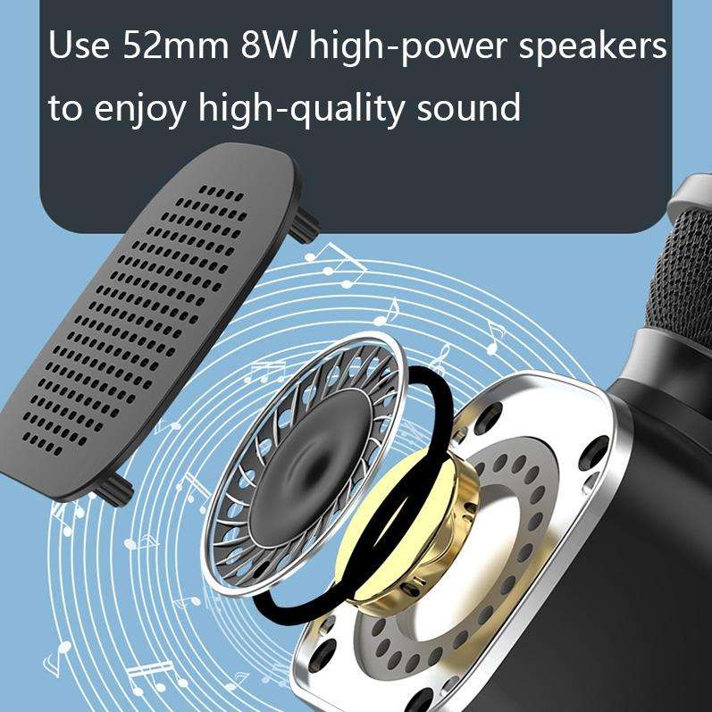 DS813 Live Wireless Bluetooth Microphone(Pink)