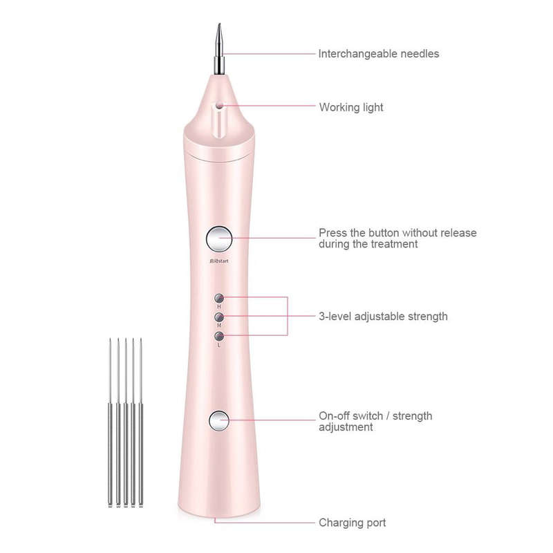 K-SKIN KD306 Laser Spotting Machine Plasma Pen Dark Eyelash Remover for Facial Spasm Removal Tatt...