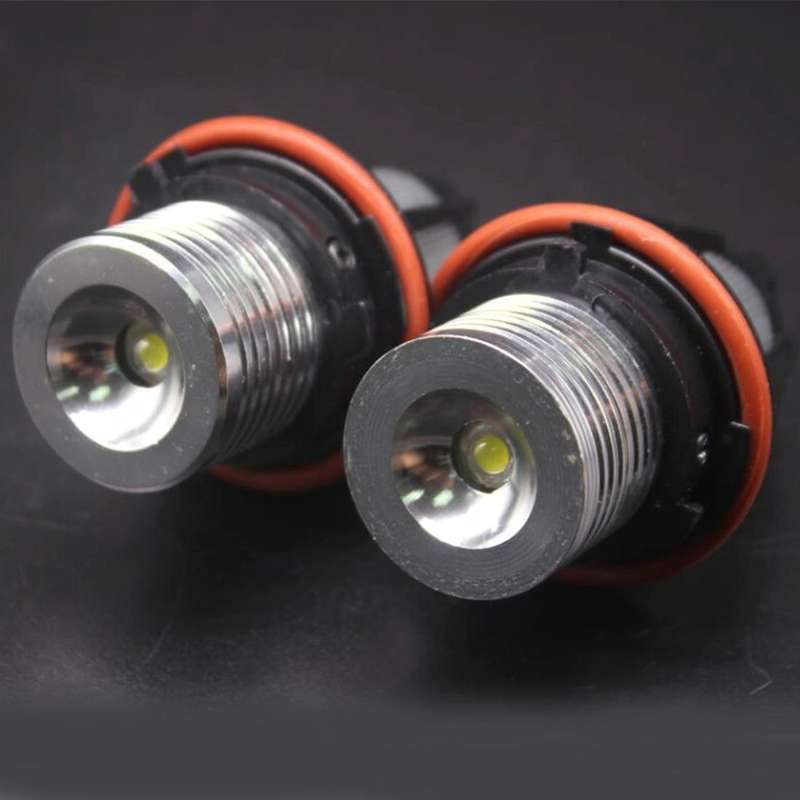 2 PCS DC 12-24V 6W 800LM 6000K LED Angel Eyes Light Bulb for BMW E39/E53/E60/E61/E63/E64/E65/E66/...
