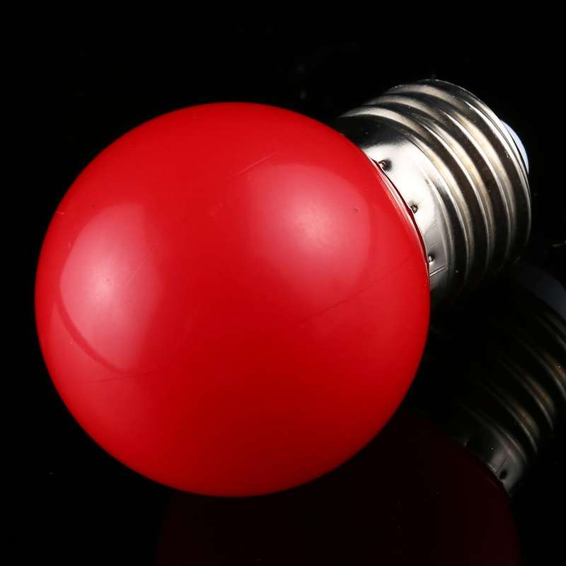 10 PCS 2W E27 2835 SMD Home Decoration LED Light Bulbs, DC 12V (Red Light)