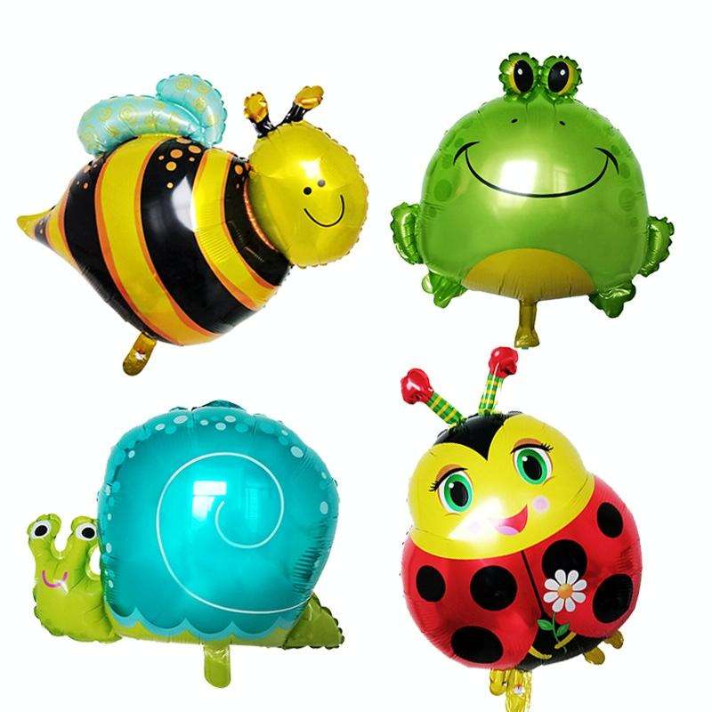 8 PCS 723 Large Cartoon Insect Styling Aluminum Balloon Birthday Party Decorative Balloon, Specif...
