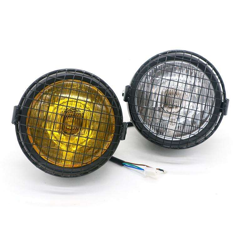 Motorcycle Reticular Retro Lamp LED Headlight Modification Accessories for Halley / Honda CG125 /...
