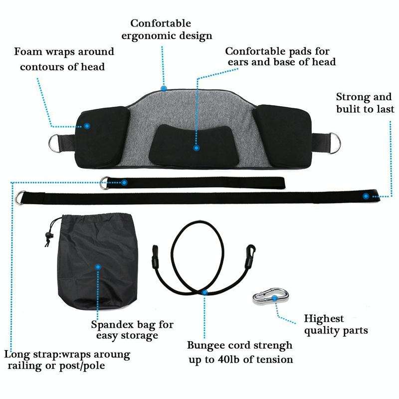 Fashion Portable Neck Pain Relief Relaxing Hammock Neck Massager Foam Napping Sleeping Pillow Cus...