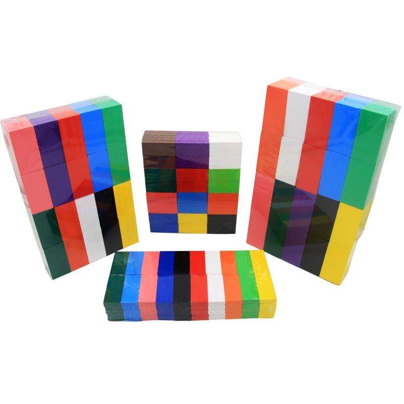 12 Colors 120 PCS / Set Building Blocks Competition Puzzle Early Education Wooden Toys for Childr...