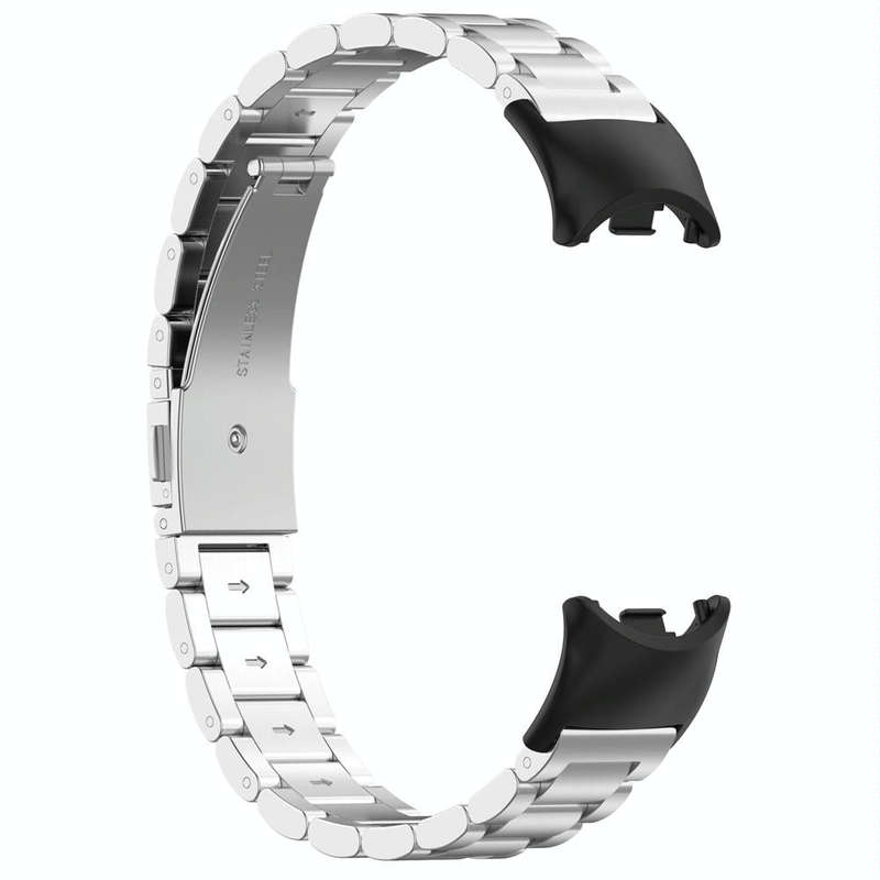 For Xiaomi Mi Band 8 1 Pair  PC Plastic Watch Band Connector(Black)