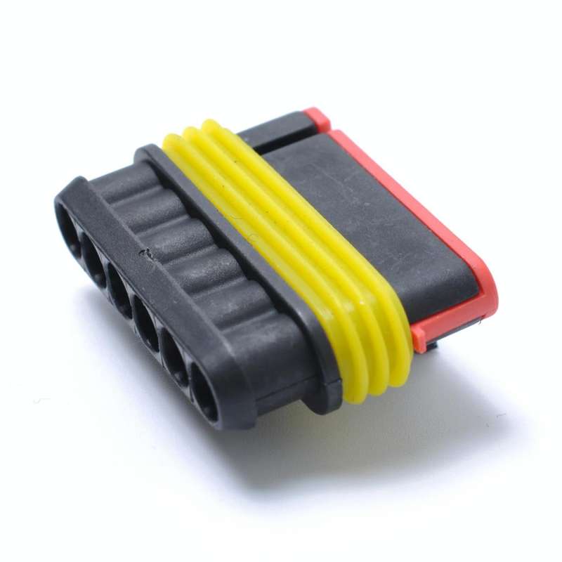 10 Sets 6 Pins Way Sealed Waterproof Electrical Wire Connector Plug Terminal Car Auto Set