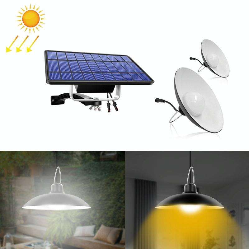 2 in 1 Solar Light Landscape Courtyard Corridor Lighting 32-LED Retro Chandelier, Light Color:War...