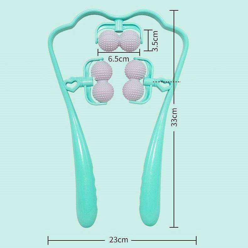 Handheld Cervical Shoulder And Neck Massager(Blue)