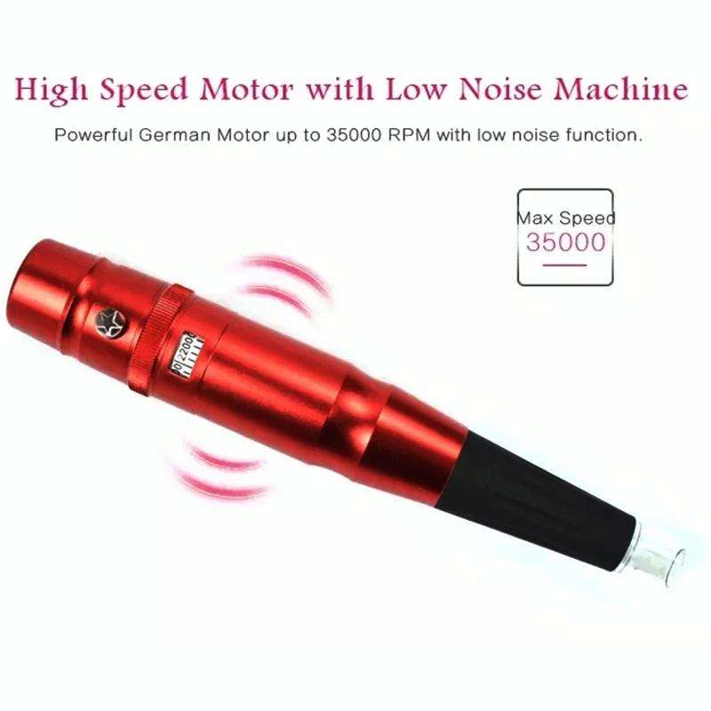 Semi-Permanent Tattoo Pen Apprentice Bleaching Lip Tattoo Eyebrow Instrument(Red)