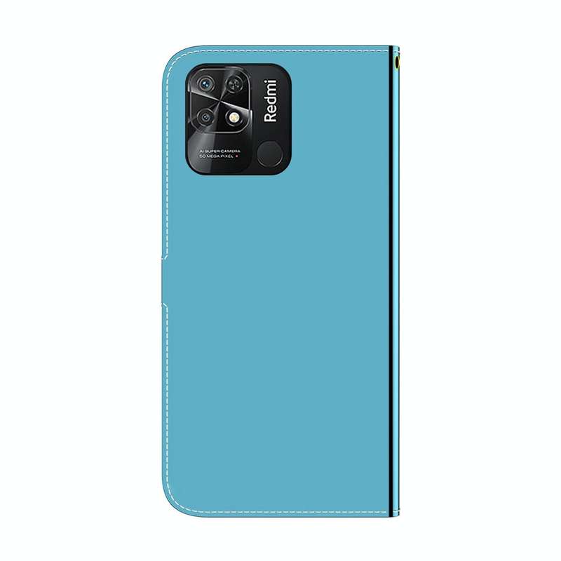 For Xiaomi Redmi 10C Imitated Mirror Surface Horizontal Flip Leather Phone Case(Blue)