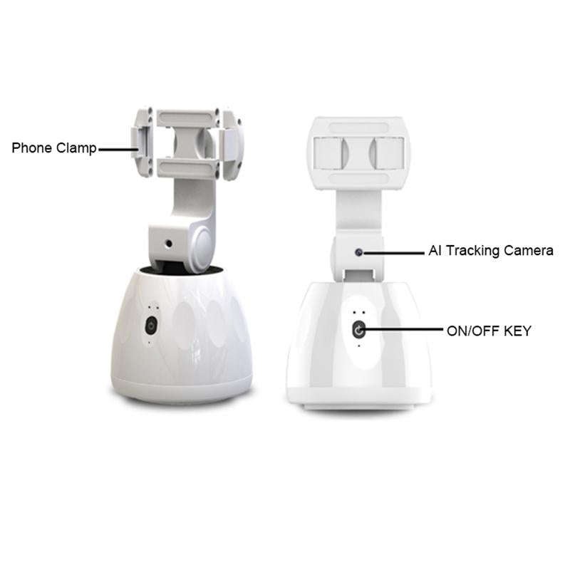 WEKOME Q3 Smart Face Tracking Stabilizer 360-degree Gimbal (White)