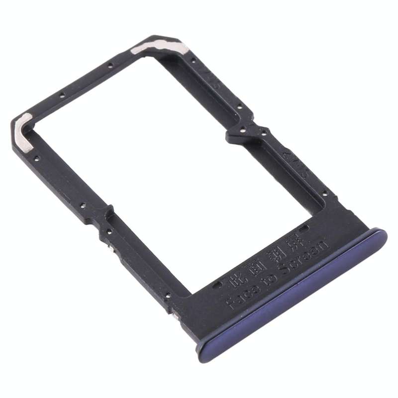 For OPPO A92S/Reno4 Z 5G PDKM00 SIM Card Tray + SIM Card Tray (Black)