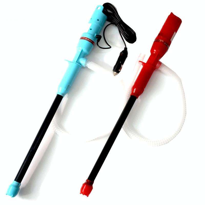 Vehicle-Mounted Electric Oil Pump Oil Pipe Fuel Pump Fish Tank Water Changer(12V Blue)