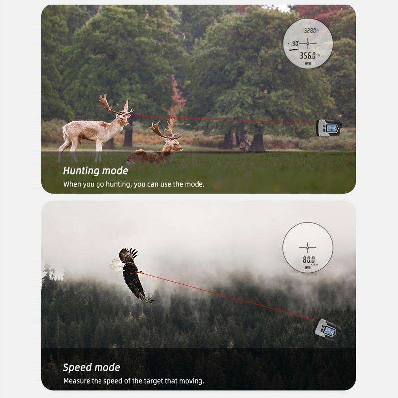 ARTBULL Golf Rechargeable Telescope Laser Rangefinder with Screen, Specification: 1200m