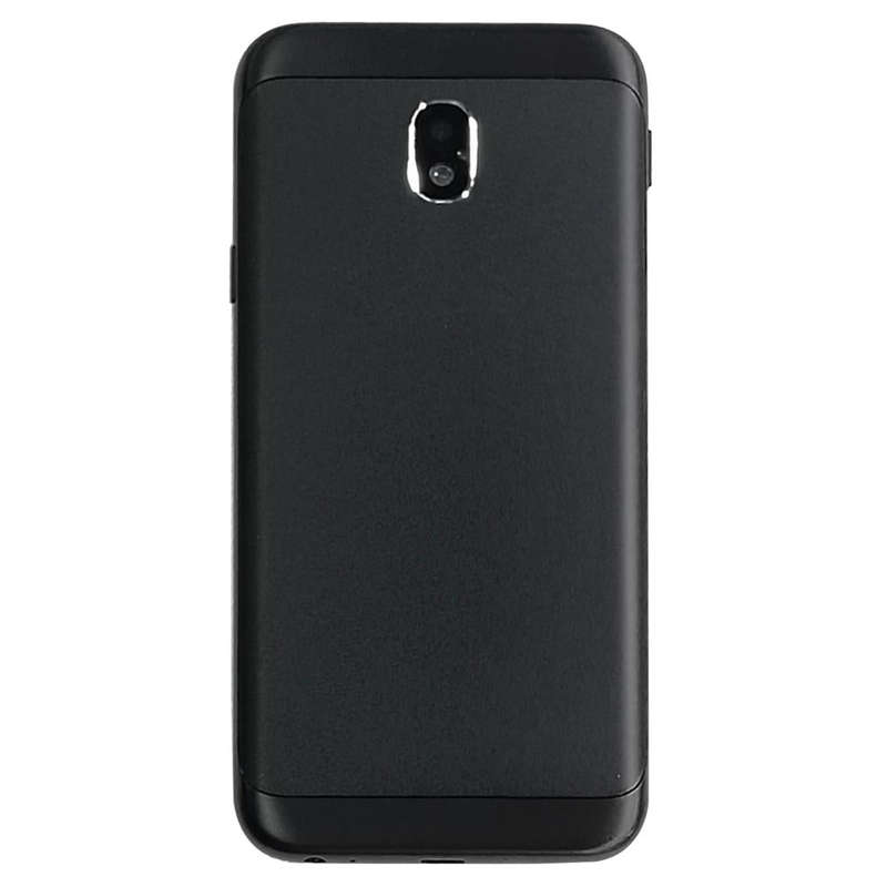 For Galaxy J3 (2017), J3 Pro (2017), J330F/DS, J330G/DS Back Cover (Black)