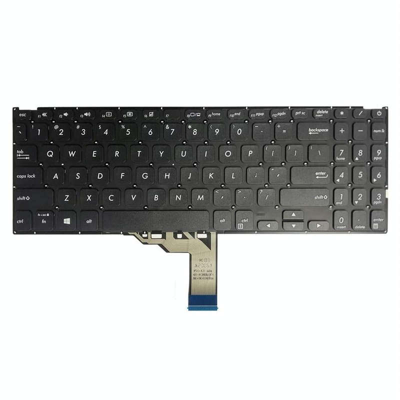 US Version Laptop Keyboard For Asus Vivobook X512 X512FA X512DA(Black)