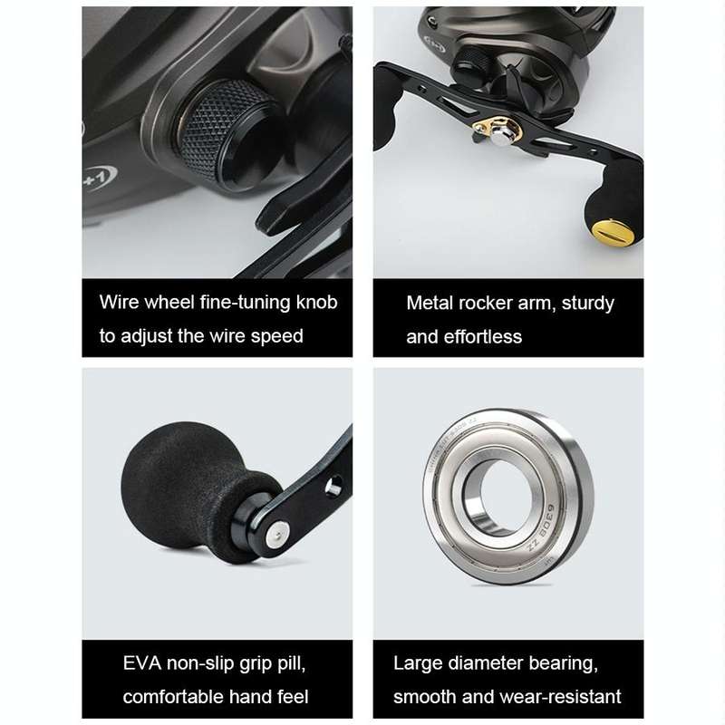 High Speed Long-throw Outdoor Fishing Anti-explosive Line Fishing Reels, Specification: AC2000 Pu...