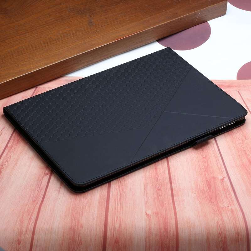 For Samsung Galaxy Tab S6 Lite SM-P610/T615 Rhombus Skin Feel Horizontal Flip Tablet Leather Case...