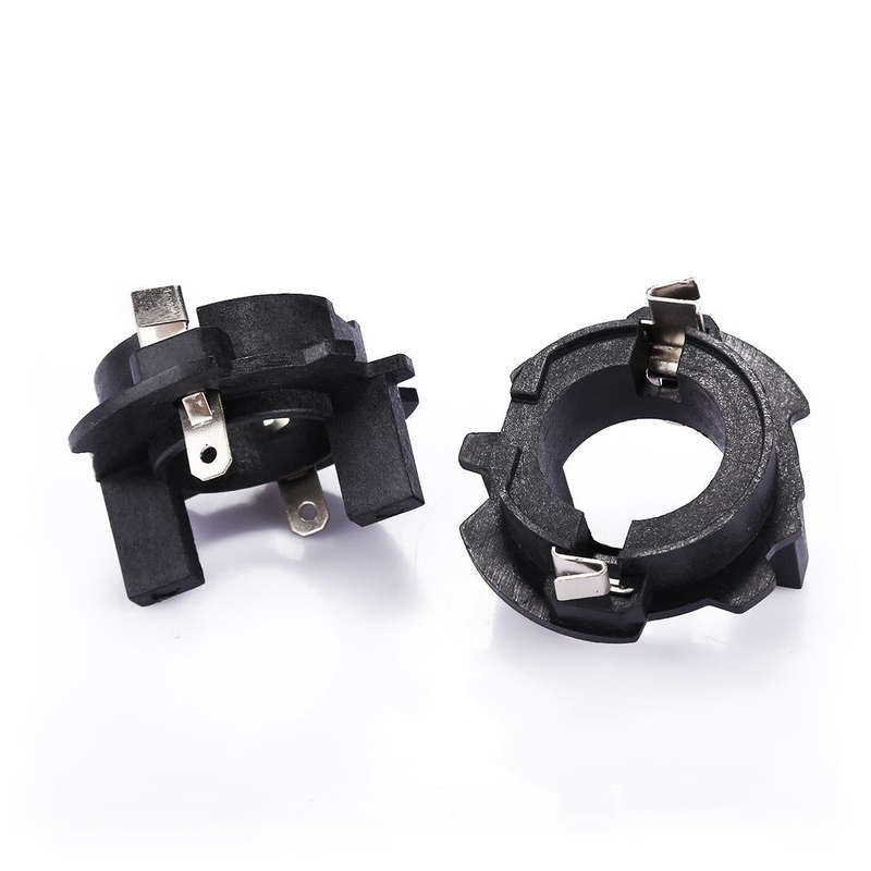 1 Pair H7 Xenon HID Headlight Bulb Base Retainer Holder Adapter for Volkswagen/Jetta/Golf 5/Tigua...