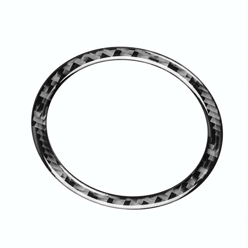 Car Carbon Fiber Speedometer Decorative Sticker for Porsche Panamera 2010-2016, Left and Right Drive