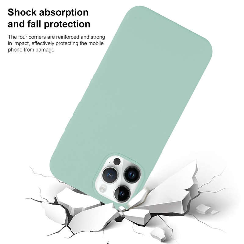 For iPhone 14 Plus Solid Silicone Phone Case(Sand Pink)