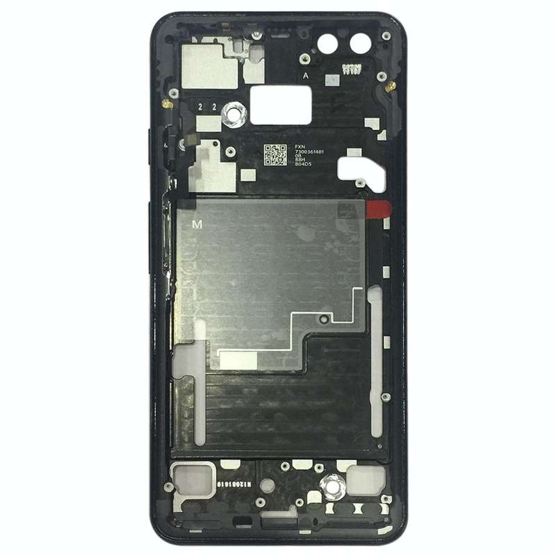 Middle Frame Bezel Plate for Google Pixel 3(Black)