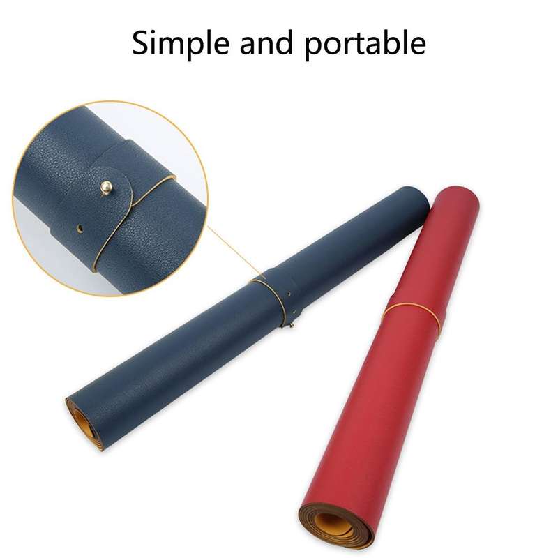 Multifunction Business Double Sided PU Leather Mouse Pad Keyboard Pad Table Mat Computer Desk Mat...