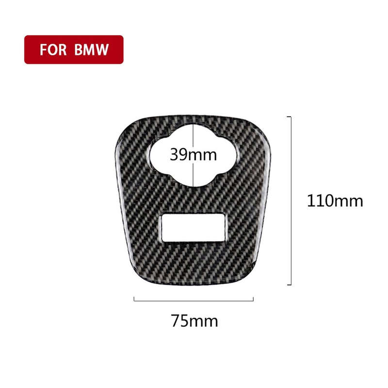 Car F Chassis Cigarette Lighter Cover Panel Carbon Fiber Decorative Sticker for BMW Mini Cooper F...