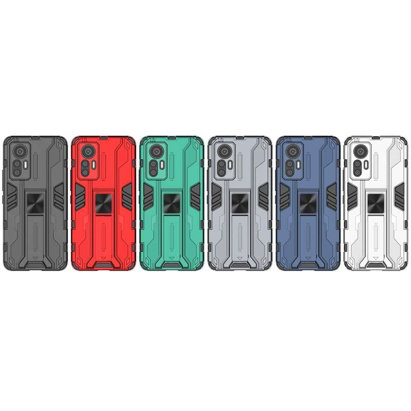 For Xiaomi 12 Lite 5G Asian and EU Version Supersonic PC + TPU Shock-proof Phone Case(Black)